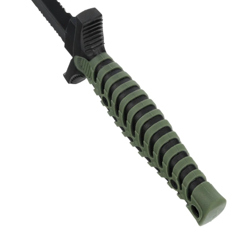 Nóż boot K25 RK-32207 Green ABS/Black Rubber, Black Titanium 7Cr17Mov