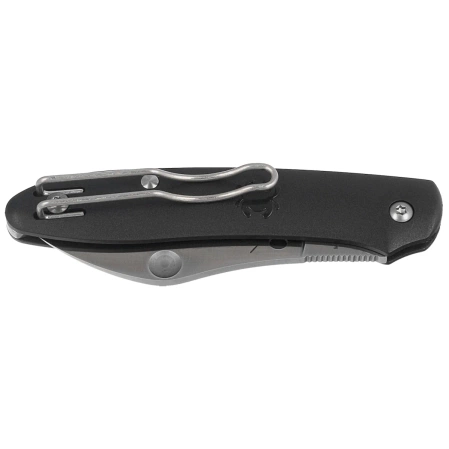 Spyderco Roadie XL Black FRN, Satin M398 by Sal Glesser Knife (C267BKP)