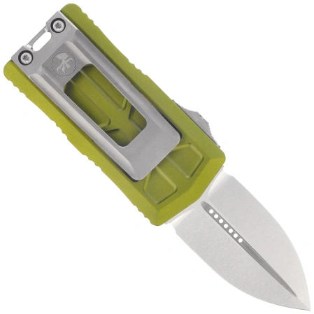 Nóż automatyczny OTF Microtech Exocet II D/E OD Green Aluminum, Stonewashed M390MK by Tony Marfione (1157-10OD)