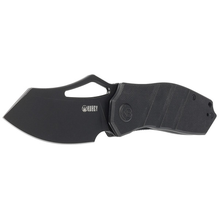 Kubey Ceyx Knife Black G10, Blackwashed D2 (KU335D)
