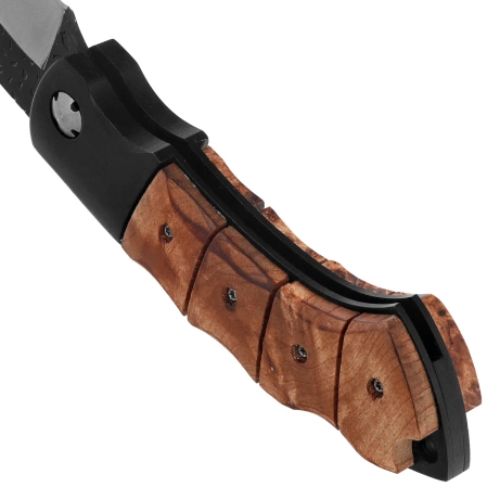 Herbertz CJH Knife Birch Root Wood, Satin/Forged 420 (10000668)