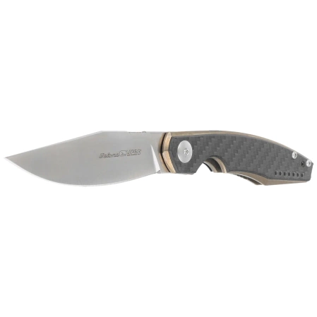 Viper Belone Bronze Titanium/Carbon Fiber, Satin M390 by Jesper Voxnæs Knife (V5970BRFC)