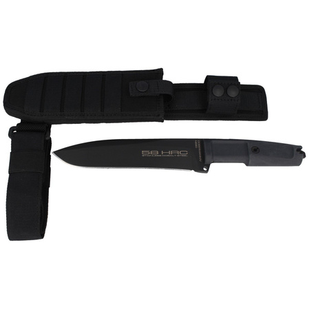Extrema Ratio Dobermann IV Tactical Knife Black Forprene, Black MIL-C N690 (04.1000.0184/BLK)