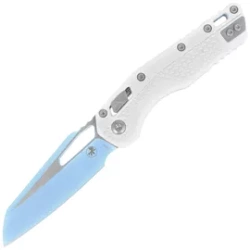 Nóż składany Microtech MSI S/E Cerakote White Tri-Grip Polymer, Sky Blue M390MK by Tony Marfione (210T-1PMCWH-Y7)