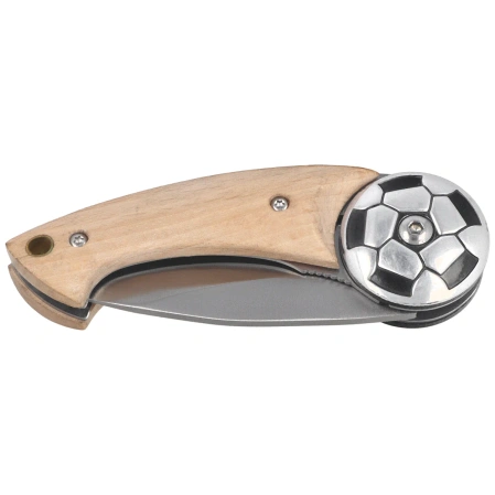 Third Decor Habitat Football Knife Beech Wood, Satin 420 (N117B)