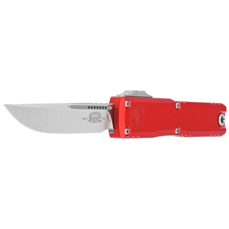 Nóż automatyczny OTF Microtech Ultratech Gen IV S/E Red Aluminium, Stonewashed M390MK by Tony Marfione (11214-10RD)