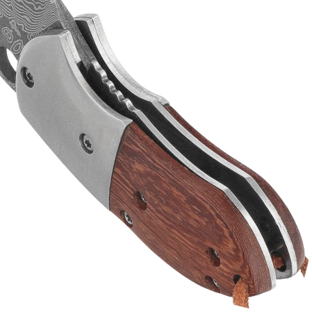 Nóż składany Martinez Albainox Wood, Damascus (18932)