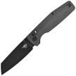 Bestech Slasher Black Micarta, Black Stonewashed D2 Knife (BG56A-2)