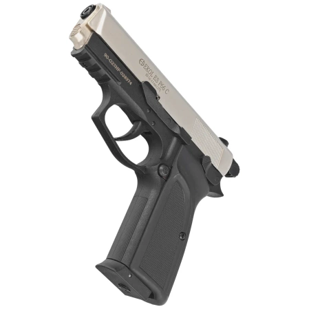 Zestaw wiatrówkowy 19: pistolet Voltran Ekol ES P66C Satin 4.5 mm, 1500 BBs, 10 kapsuł CO₂, 100 tarcz