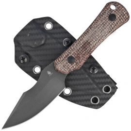 Nóż Kizer Bone Brown Norplex UltreX Micarta, Matte DLC Ultra 3V by Maverick Customs  (1122A1)