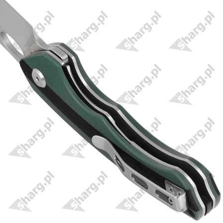 Nóż składany Bestech Skirmish Green / Black G10, Satin D2 (BG44A)