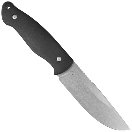 Nóż Kubey Eskoria Black G10, Beadblasted 14C28N by Bastards Knives (KU268A)