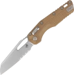 Microtech MSI S/E Knife Dark Earth Tri-Grip Polymer, Stonewashed P/S M390MK by Tony Marfione (210T-11PMDE)