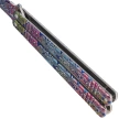 Nóż składany motylek Martinez Albainox Balisong 3D Colours Steel, 3D Colours 3Cr13Mov (02219)