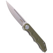 Kubey Knife Mizo, Green G10, Satin 14C28N by Tiguass (KU2101D)