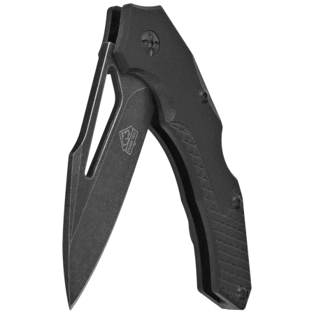 Puma Tec Curved Knife Black G10, Black Stonewashed 7Cr17MoV (315913)