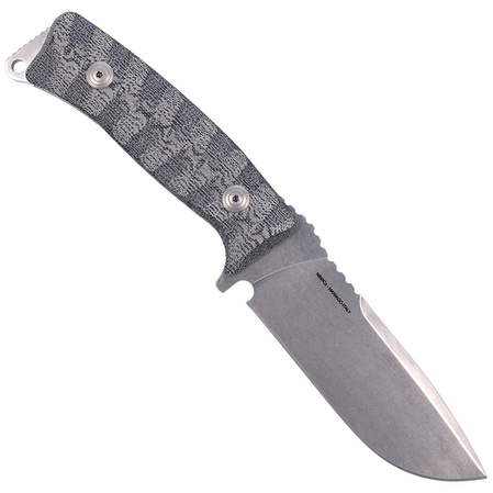 FOX Pro Hunter Black Micarta, Stone Washed (FX-131 MBSW)