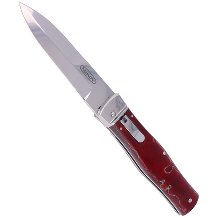 Mikov Predator Red Raffir, Mirror N690 Knife (241-BRa-1/KP Red)