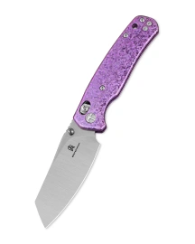 Bestechman Cicada's Wing Knife Purple Crystallized Titanium, Satin Magnacut (BMK06O)