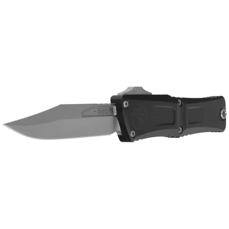 Nóż automatyczny OTF Microtech Combat Troodon Gen III Bowie Black Aluminium, Apocalyptic M390MK by Tony Marfione (1146-10AP)