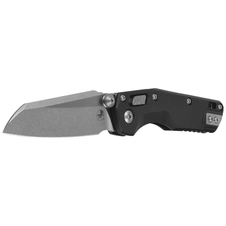Microtech MSI Mini S/E Knife Black Fluted Aluminum, Stonewashed M390MK by Tony Marfione (210M-10FL)