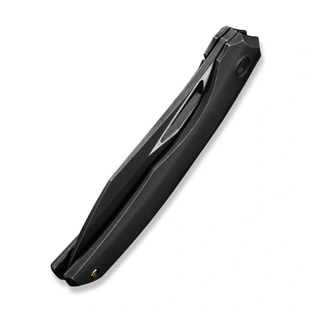 WeKnife Ignio Mystery Box Knife Black Titanium, Black Stonewashed/Satin CPM 20CV by Toni Tietzel (WE22042B-1 MB)