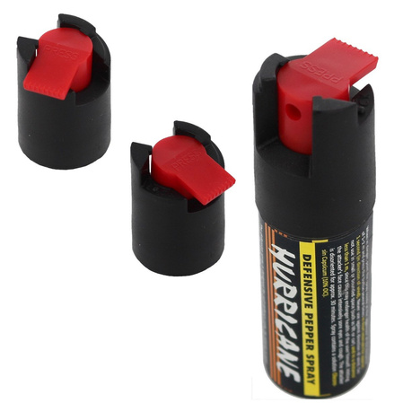 Gaz pieprzowy ESP Hurricane Jet Black 15 ml - strumień