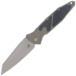 Microtech Socom Elite S/E-M Warcom Signature Knife OD Green Aluminum, Apocalyptic M390MK by Tony Marfione (259-10APODS)