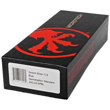 Microtech Socom Elite T/E-M Blue Aluminum, Apocalyptic M390MK by Tony Marfione (161-10APBL)