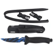Nóż nurkowy Mac Coltellerie Aquatys 3 Black PP-TPE, PTFE Camo W 1.4116 (AQT12-3.N)