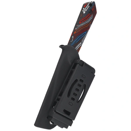Kizer Mini Harpoon Knife Multicolored G10, Black CPM 3V by Maverick Customs (1040S6)