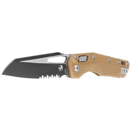 Microtech MSI S/E Ram-Lok Dark Earth Tri-Grip Polymer, Black P/S M390MK by Tony Marfione (210T-2PMDE)