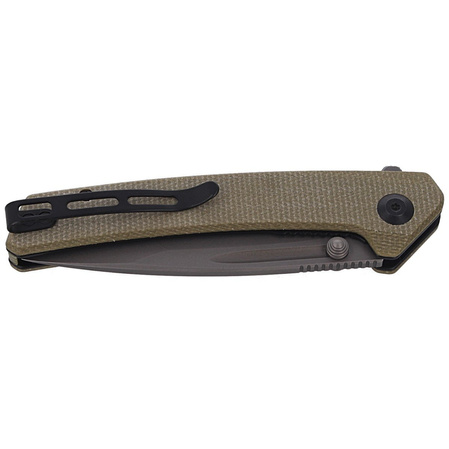 Nóż składany CIVIVI Keen Nadder Olive Micarta, Gray Stonewashed (C2021C)