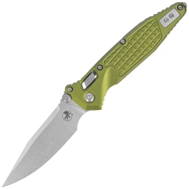 Microtech Socom Ram-Lok S/P-M Knife OD Green Frag Aluminum, Stonewashed M390MK by Tony Marfione (160RL-10FROD)