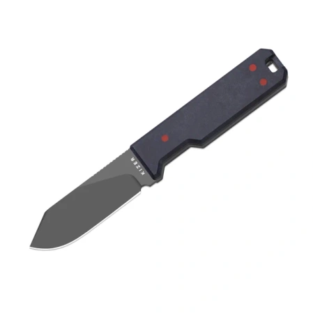 Nóż Kizer Abrams Blue Richlite/Carbon Waves, Matte DLC Ultra CPM 3V by Jordan Scolman (1133A1)