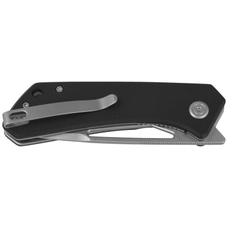 Kubey Knife Thalia Black G10, Stonewashed 14C28N (KU331L)