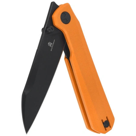 Nóż składany Bestechman Curvee Orange G10, Black PVD Stonewashed AEB-L by Ostap Hel (BMK20F)