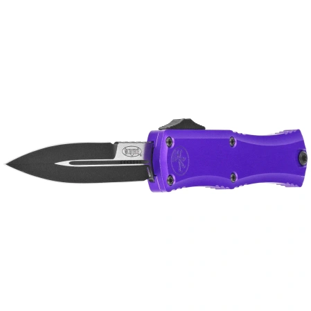 Microtech Hera II Mini Bayonet Purple Aluminum, Black M390MK by Tony and Sean Marfione (1701M-1PU)