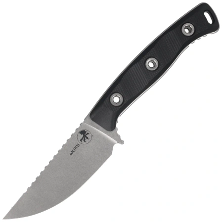 Microtech Akris S/E Knife Black G10, Stonewashed M390MK by Tony Marfione (95-10BK-4)
