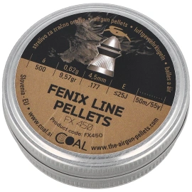 Coal Fenix Pellets 4.5 mm, 500 pcs 0.62 g / 9.57 gr (FX450)