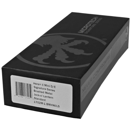 Nóż automatyczny OTF Microtech Hera II Mini Signature D/E Jack-O-Lantern Aluminium, Black Apocalyptic M390MK by Tony Marfione (1702M-1 BMHWJLS)