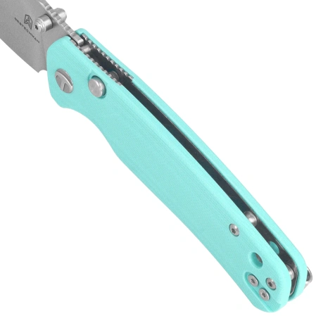 Bestechman Cicada's Wing-TL Knife Light Blue G10, Satin 10Cr15CoMoV (BMK24D)