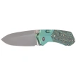 Nóż składany Remette Meteor Green Anodizing Carbon Fiber/Titanium, Pearlescent M390 (RTPT-CL)
