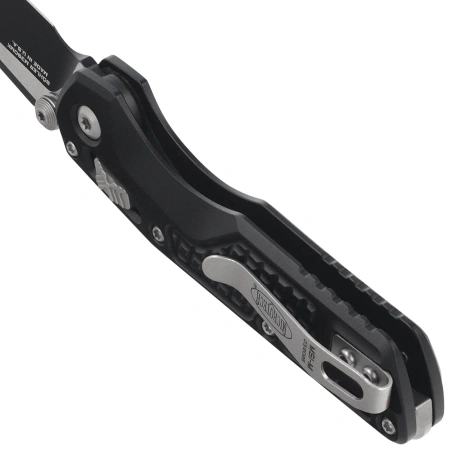 Nóż składany Microtech MSI Mini S/E Black Frag Aluminium, Black M390MK by Tony Marfione (210M-1FR)