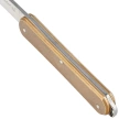 Fox Vulpis Brass, Polished M390 Pocket Knife (FX-VP130 OT)