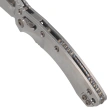 Microtech Amphibian Ram-Lok S/E Marfione Select Knife Slab Side Titanium, Flamed HW, Stonewashed M390MK by Tony Marfione (137RL-10MS4)