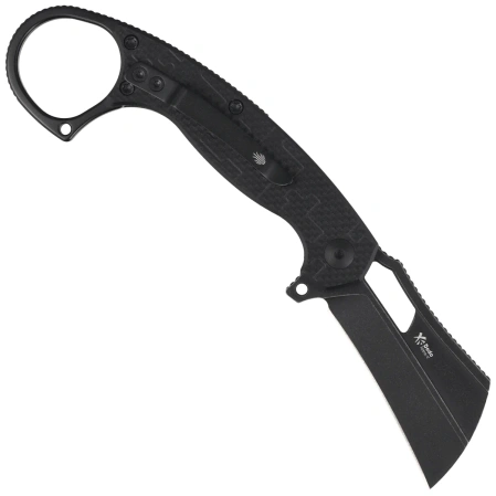Nóż składany Kizer Dodo Karambit Black G10, Black Stonewashed Nitro-V by Giedymin (V2702A3)