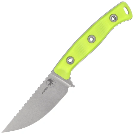 Nóż Microtech Akris S/E High Visibility G10, Stonewashed M390MK by Tony Marfione (95-10HV-5)