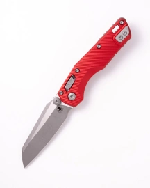 Nóż składany Microtech MSI Mini S/E Fluted Red Aluminium, Apocalyptic M390MK by Tony Marfione (210M-10APFLRD)