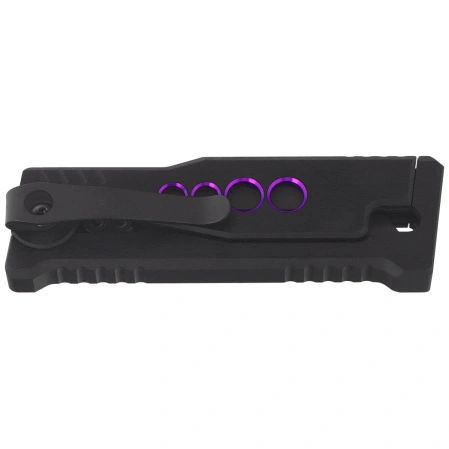 Reate EXO-U Utility Knife Black-Purple Speedhole Aluminium, Stainless Steel (EXO-U SBK.PU)